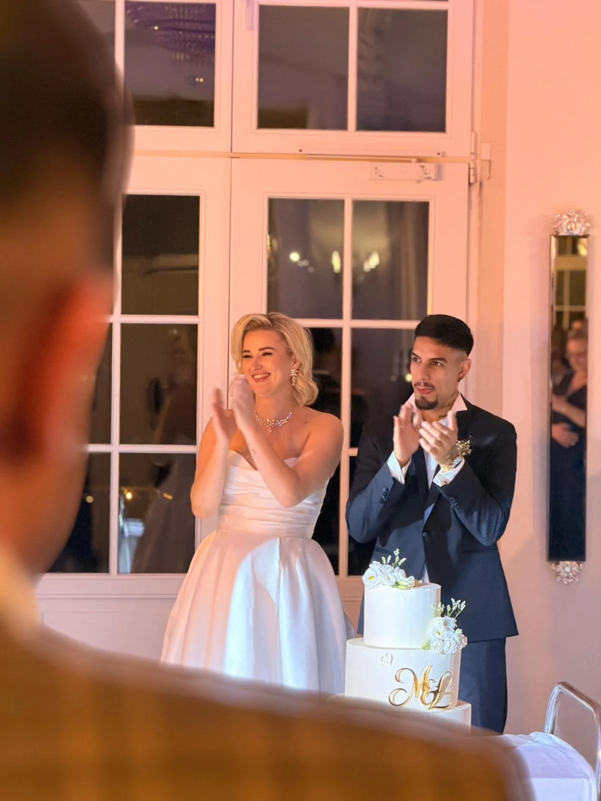 Leo Borges z żoną — catering weselny Restauracji Emilio Szczecin